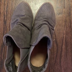 Grey booties